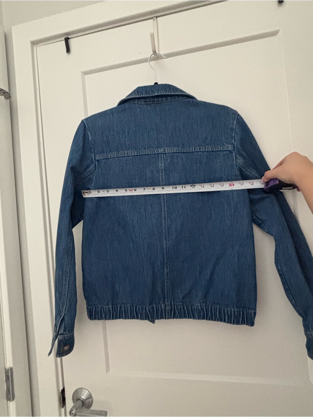 Sezane Blue Denim Jean Jacket - Picture 5 of 6